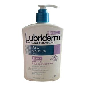 Lubriderm Daily Moisture Lotion Shea + Calming Lavender Jasmine 16 Fl Oz NEW